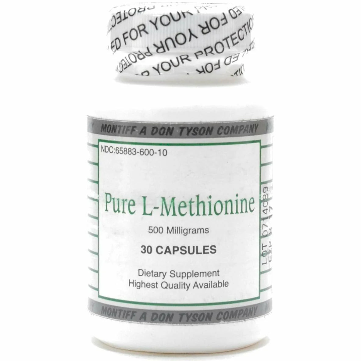 L-Methionine 500 mg 30 Capsules I8753