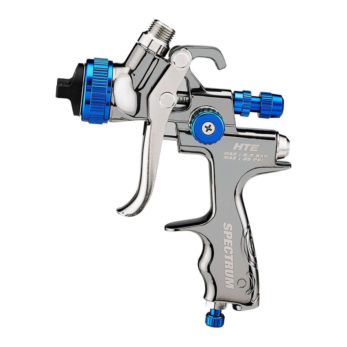 Gravity-Feed Air Spray Gun with Side Fan Control W4478
