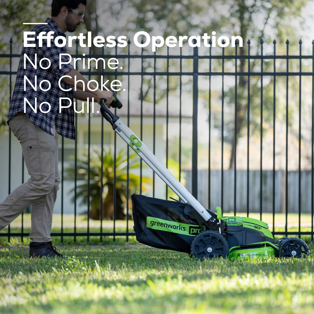 60V Cordless Self-Propelled Lawn Mower with 4.0Ah Batteries I339182