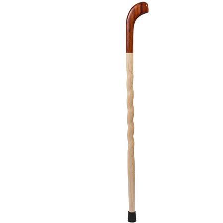 37x22 Twisted Maple Padauk Walking Cane X664137