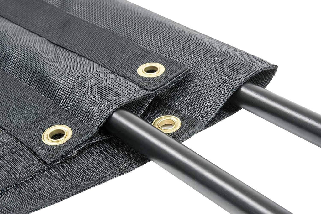 7' x 14' Vinyl Coated Mesh Tarps with 5 Inch 18oz Double Pocket Pack of 2 B450818