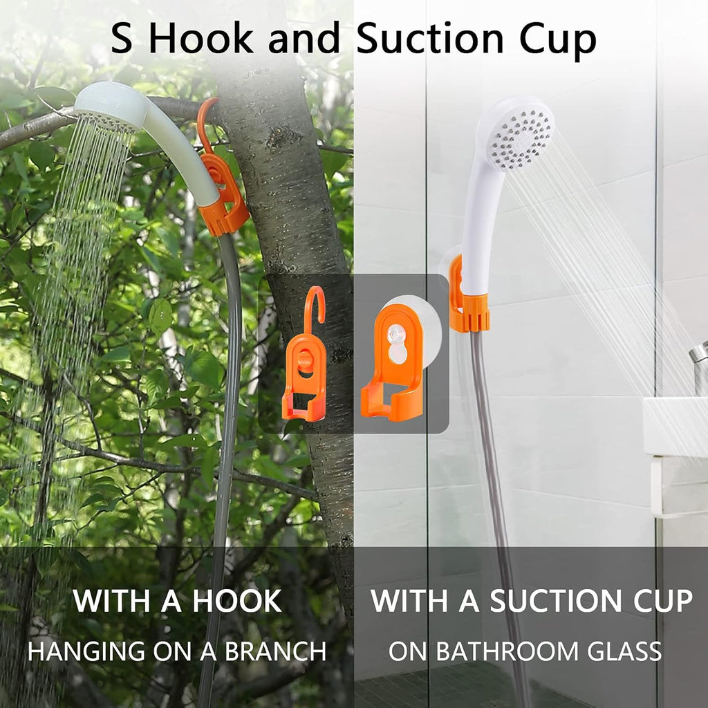 Portable Shower Pump 2 Flow Mode USB Rechargeable D41522