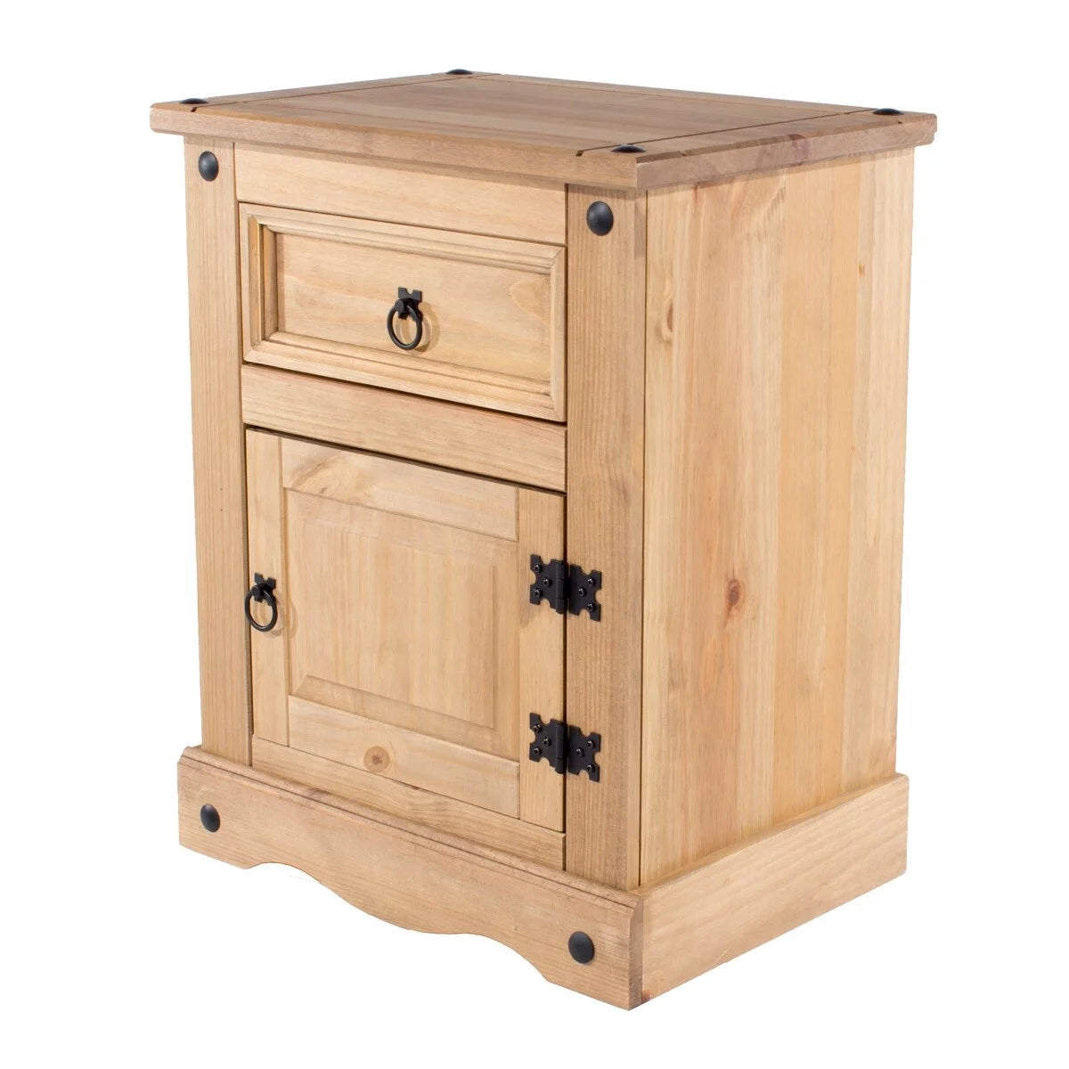 Wood Night Stand in Corona Brown C22514