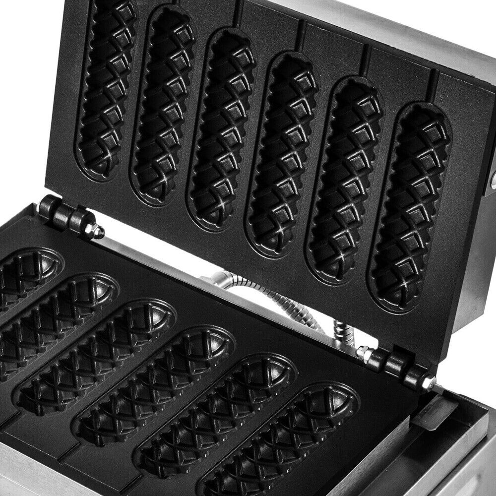 1500W 6 Slice Nonstick Electric Waffle Maker B2902