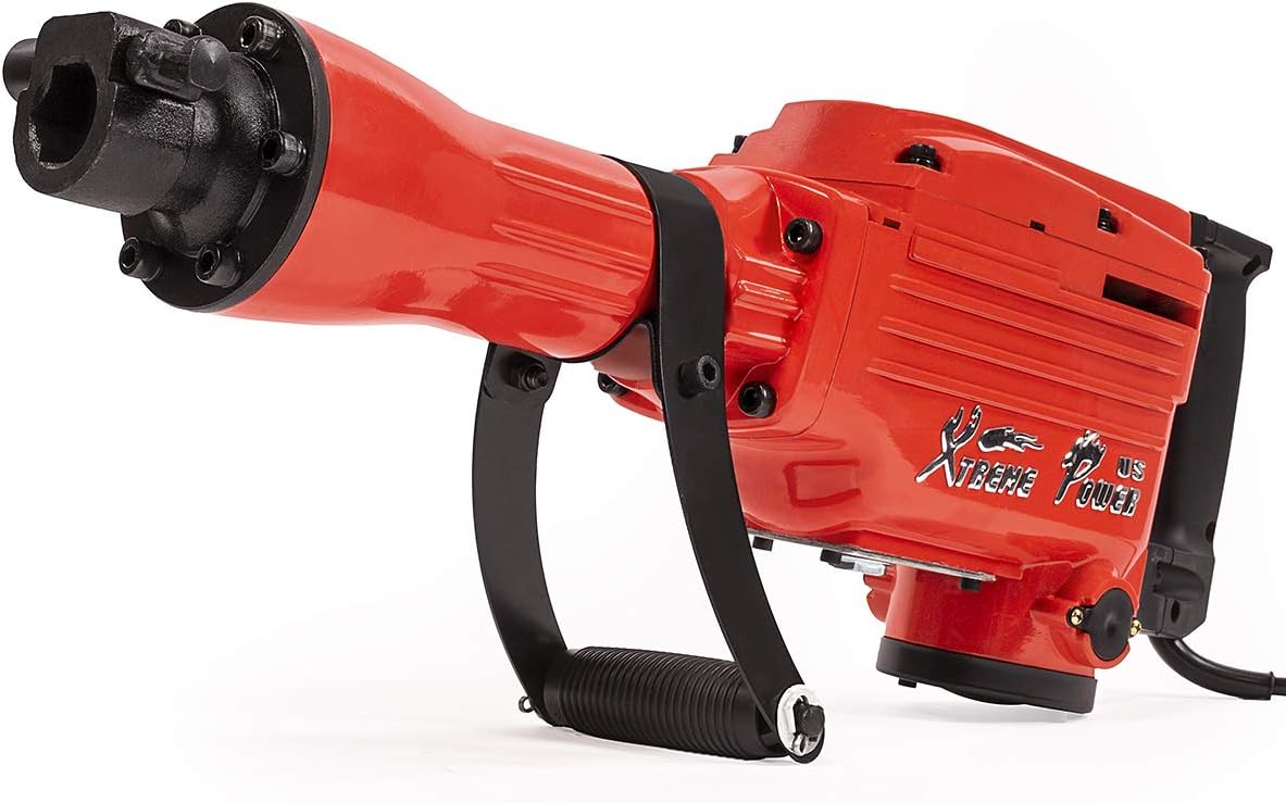 2200-Watt Electric Demolition Jack Hammer Concrete Breaker with Carrying Case Q260154