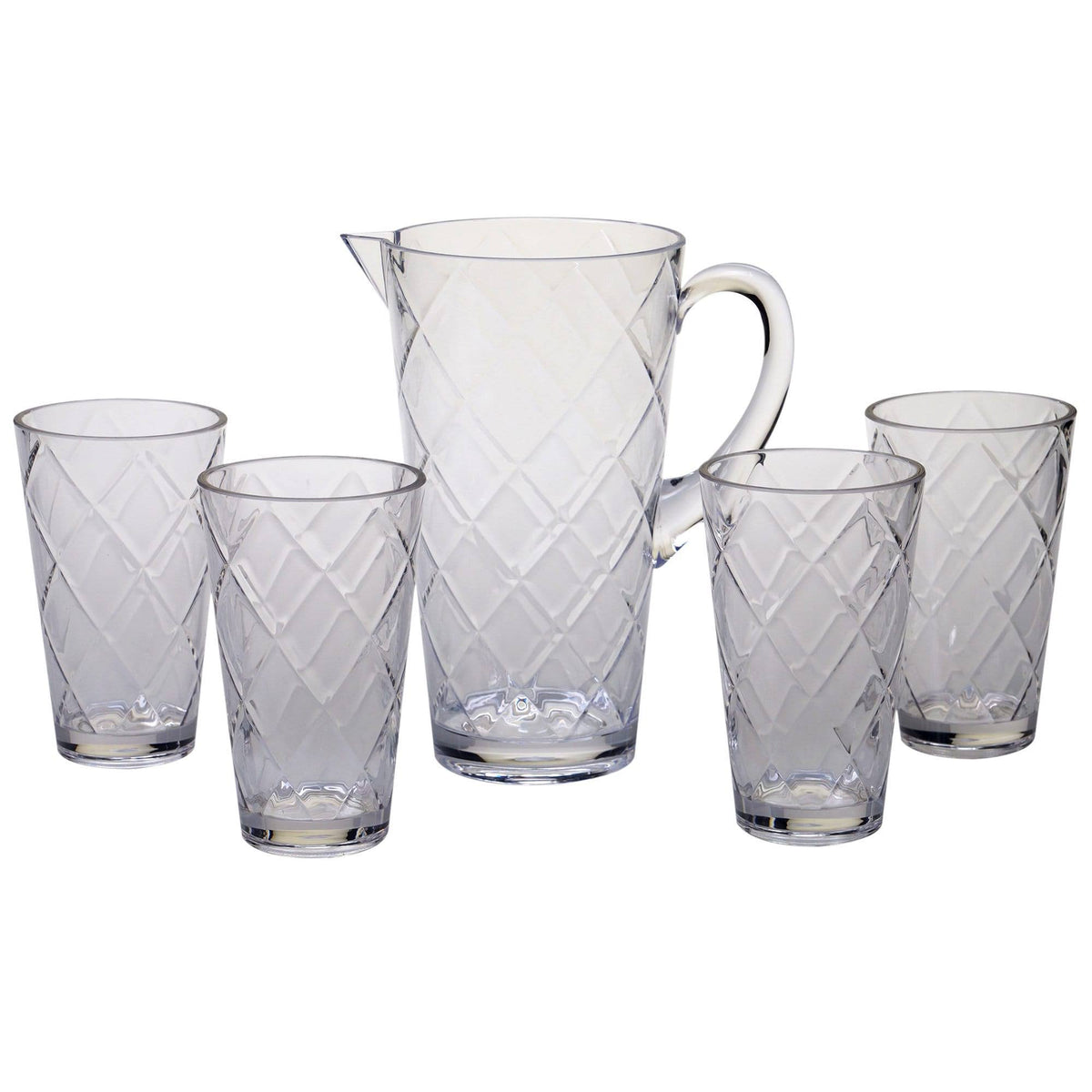 Clear Acrylic 5-Pc. Drinkware Set L41631
