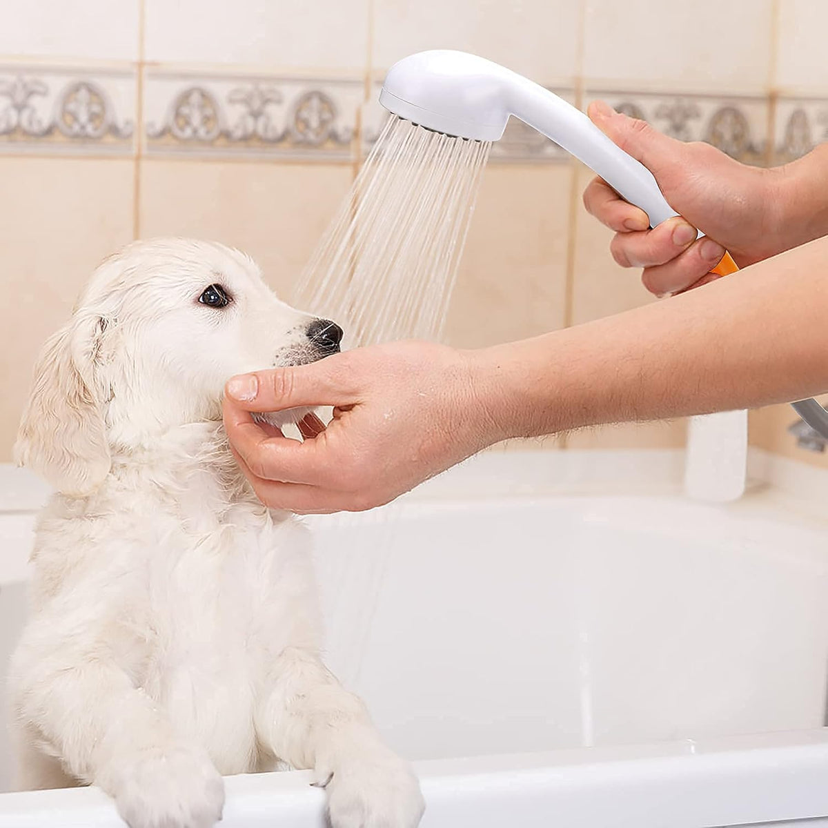 Portable Shower Pump 2 Flow Mode USB Rechargeable D41522