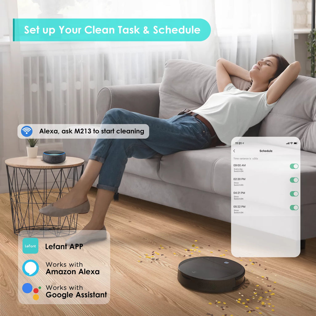 Robot Vacuum and Mop Combo H6222