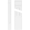 PVC Raised Panel Pilaster with Decorative Capital & Base (Pair) C3990
