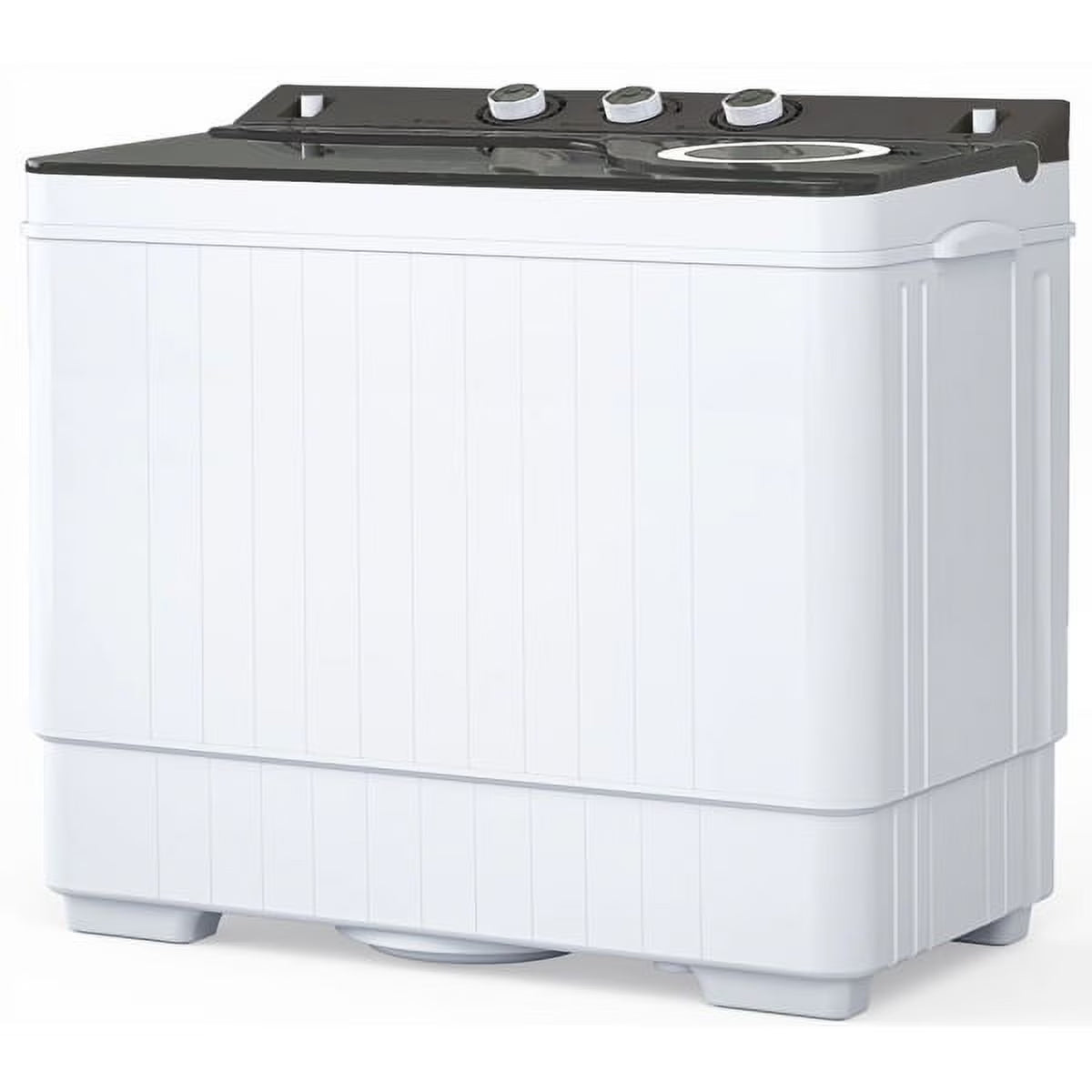 Semi-automatic Twin Tub Washing Machine, 26Lbs, White & Grey U9791