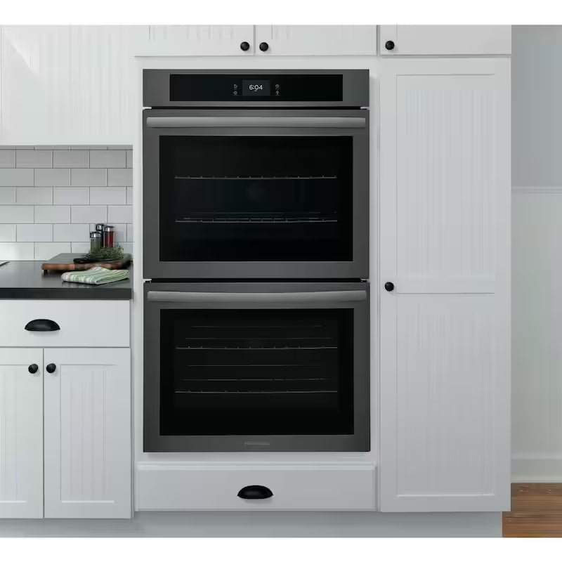 Double Electric Built-In Wall Oven with Convection in Black Stainless Steel M116977