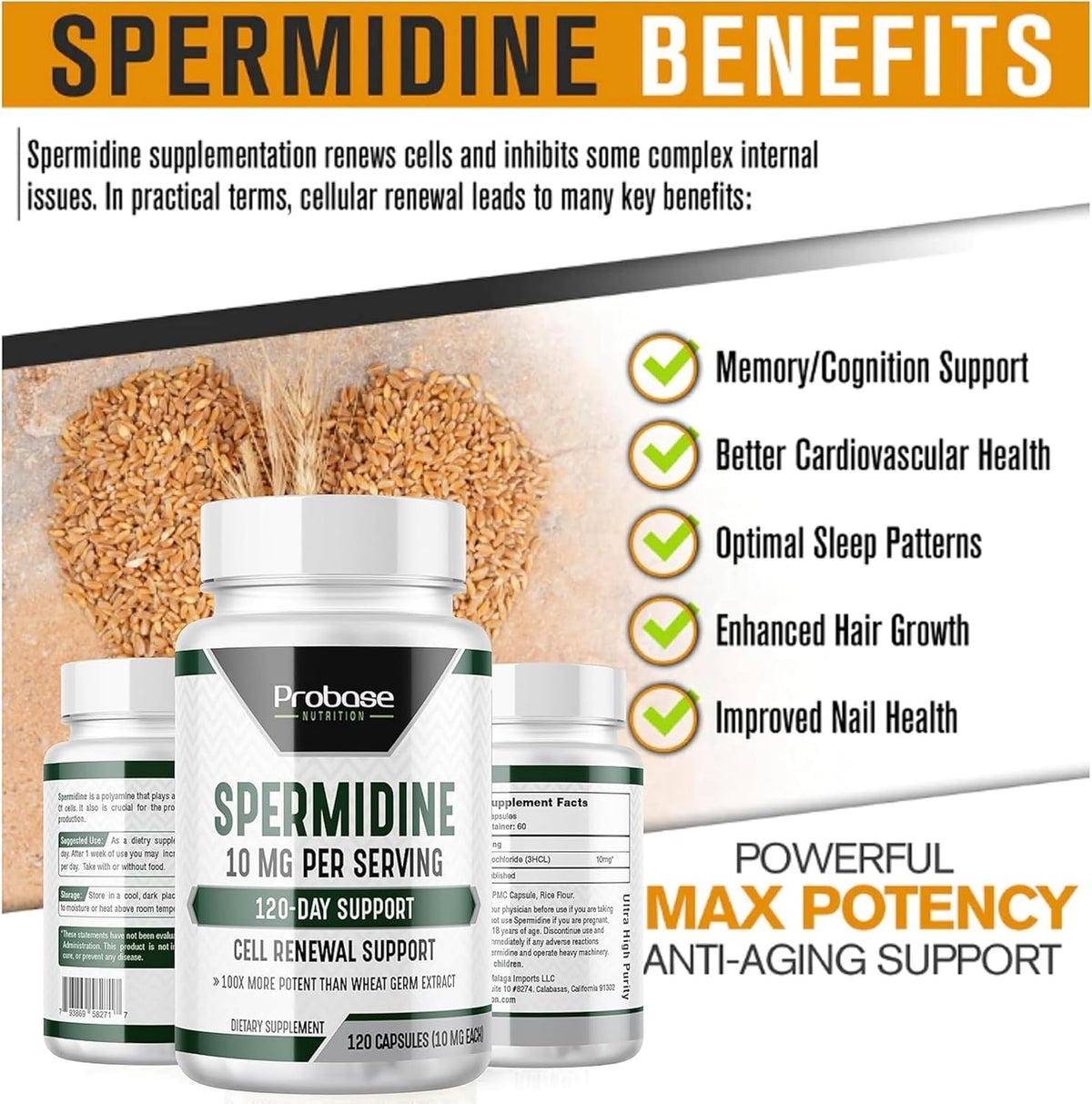 120 Capsules Spermidine K192151