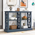 Navy Blue 3-Tier Console Table G916893