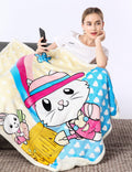 Cartoon Printed Anti Radiation Blanket (140 X 95 cm) L591