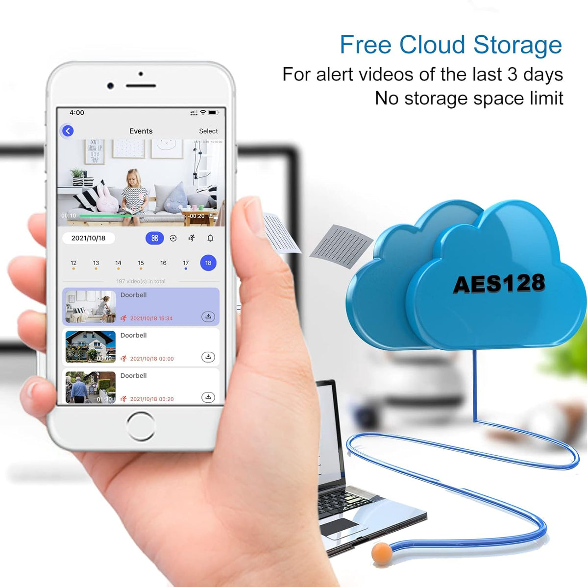 Wireless Video Doorbell Camera with Chime O244