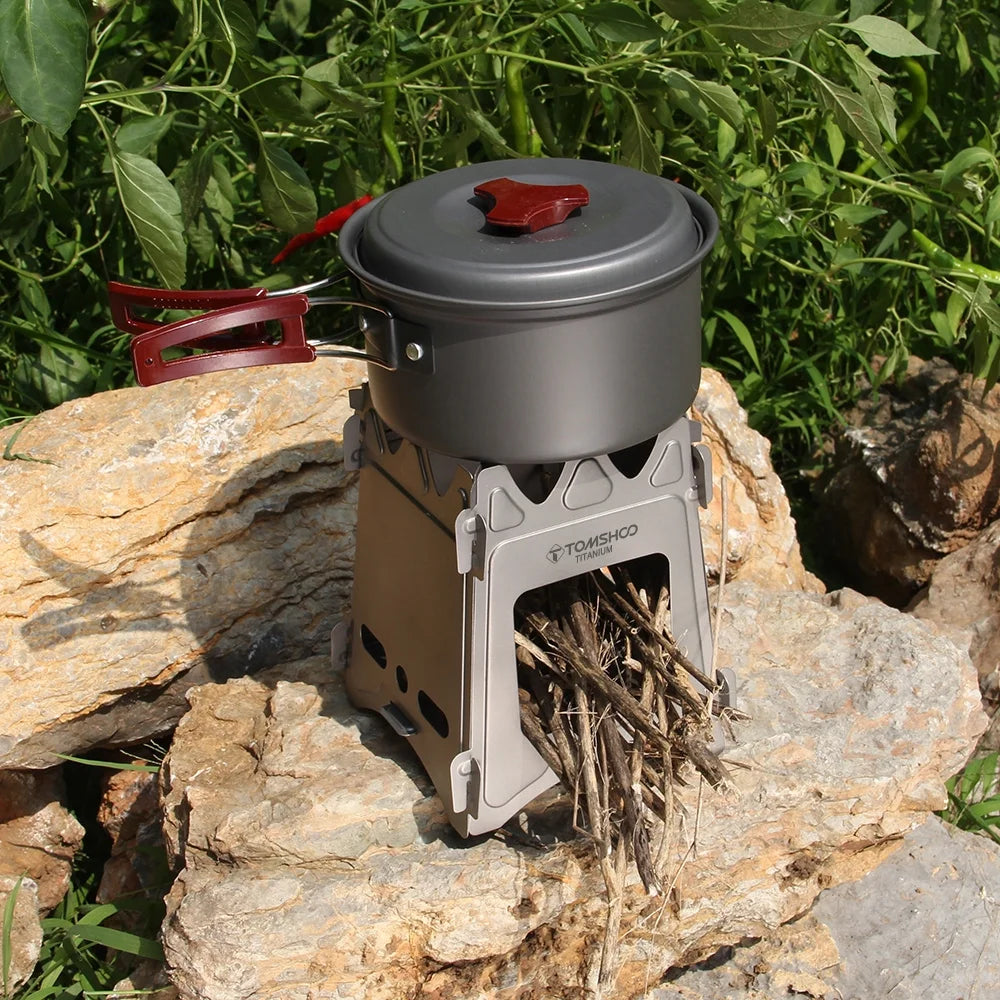 Titanium Wood Burning Backpacking Stove S7794