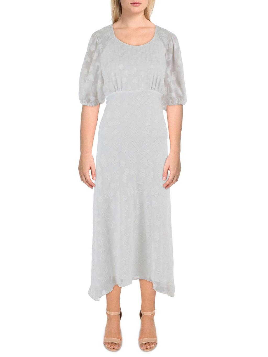 Metallic Patterned Maxi Dress H48710