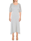 Metallic Patterned Maxi Dress H48710