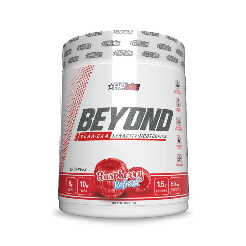 BCAA Powder Amino Acids Supplement 60 Servings Raspberry R826752