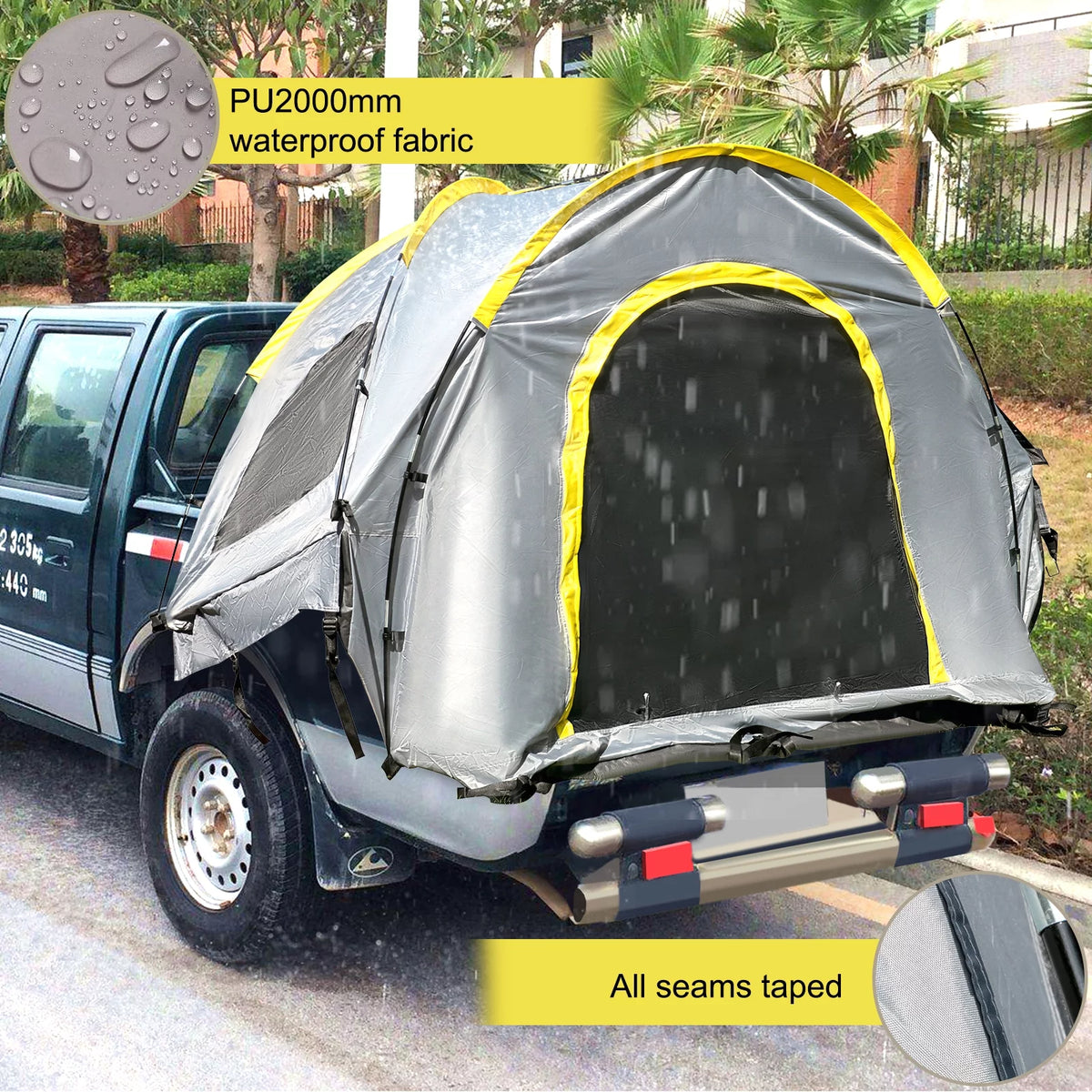 6.4-6.7' Waterproof 2-Person Truck Bed Tent E948