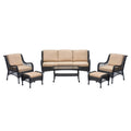 6-Piece Rattan Outdoor Conversation Set with Coffee Table R251390
