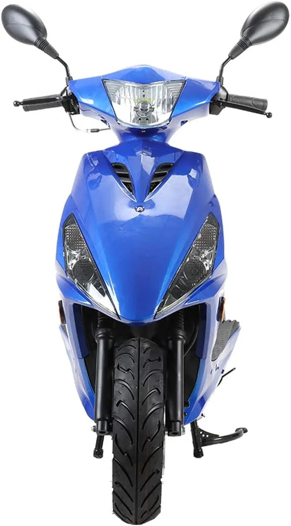 150cc Gas Powered Moped Scooter with 10" Aluminum Wheels R36901