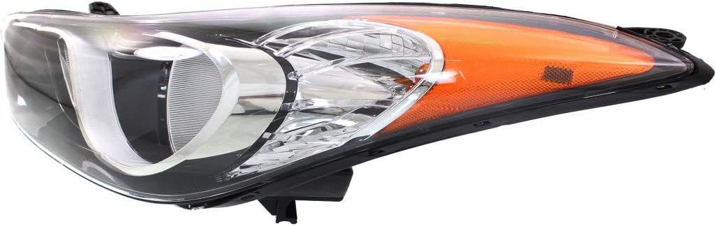 Driver Side Headlight Assembly for Hyundai Elantra Sedan 2011 2012 2013 Q376147
