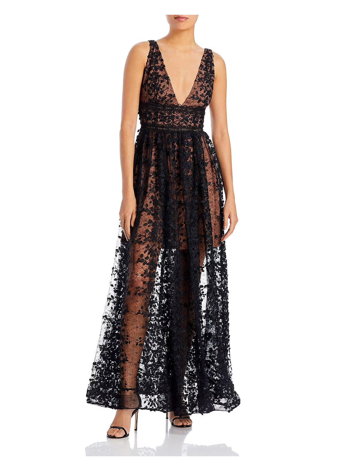 Lace Long Evening Dress D386