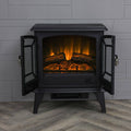 Freestanding Electric Fireplace in Black G264