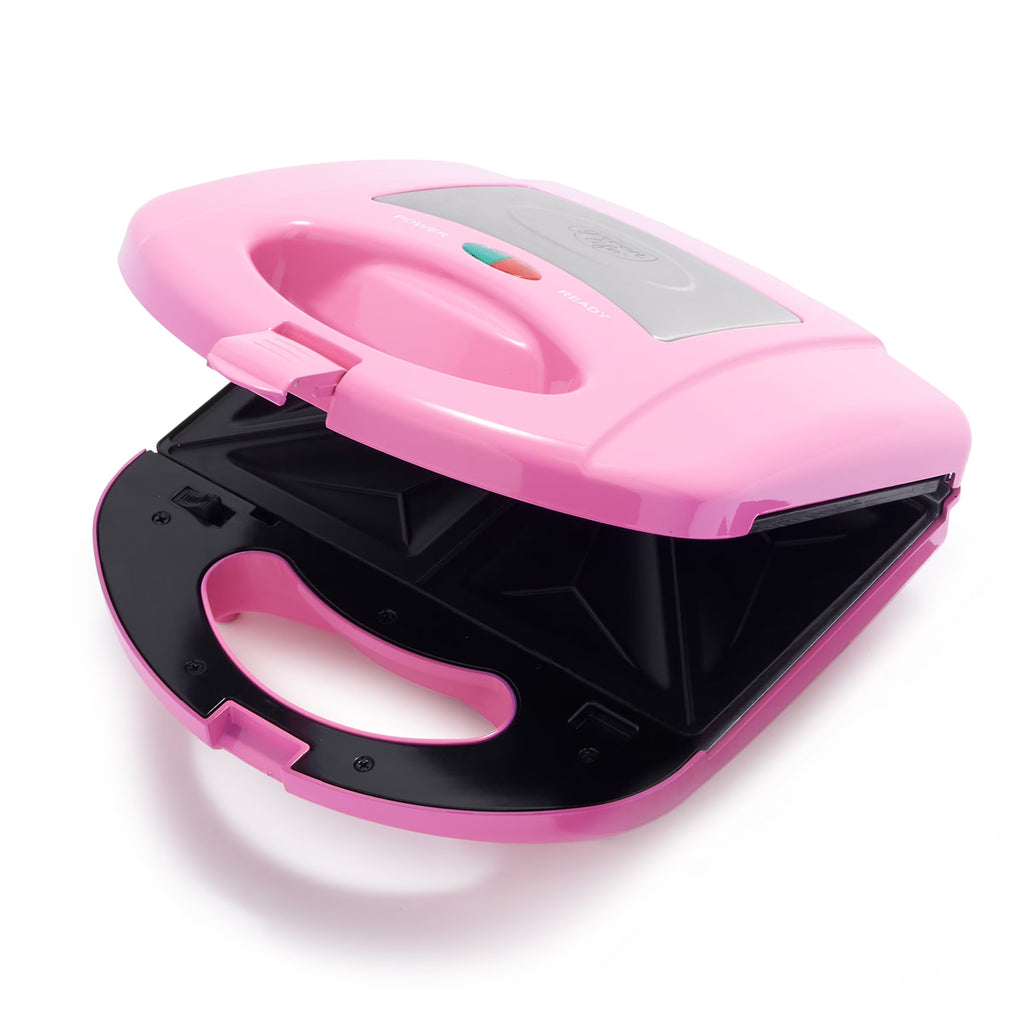 Pink Sandwich and Waffle Maker M3858
