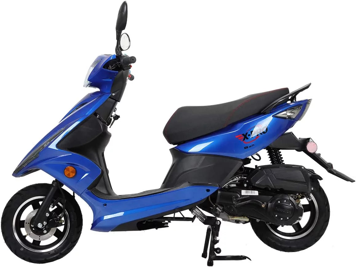 150cc Gas Powered Moped Scooter with 10" Aluminum Wheels R36901