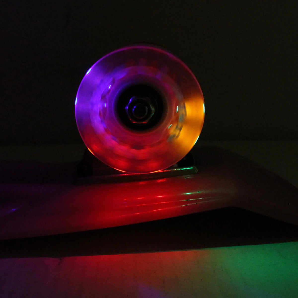 Glow Pink Plastic Cruiser Skateboard V43817