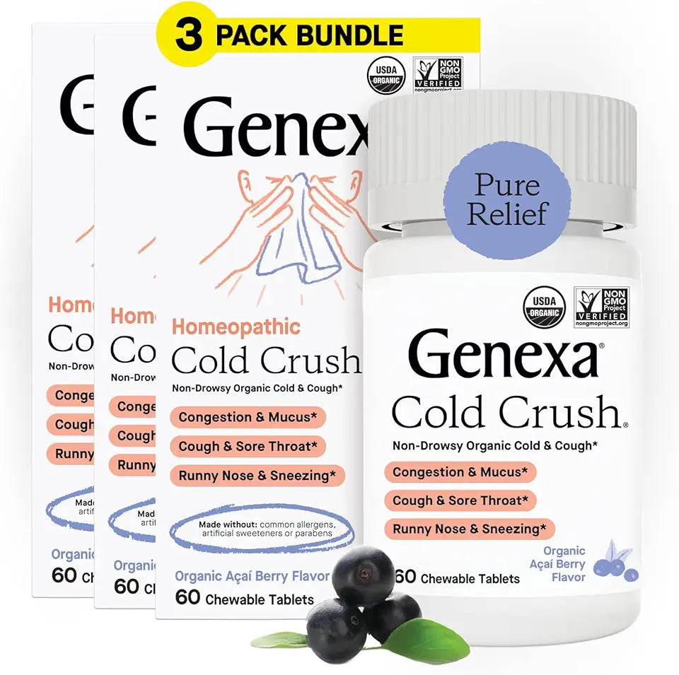Organic Acai Berry Chewable Tablets 3 Pack V620