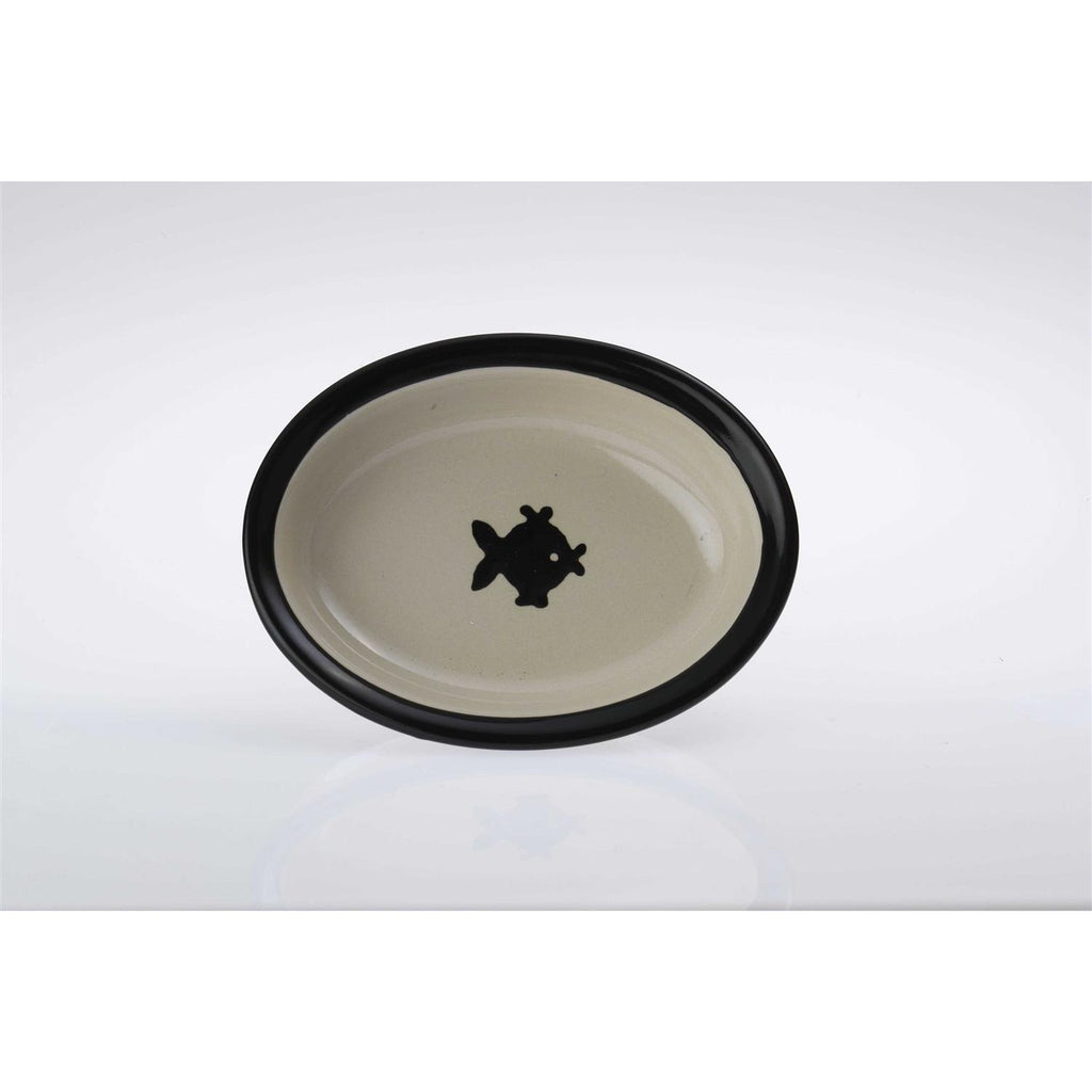 Stoneware Cat Bowl F106
