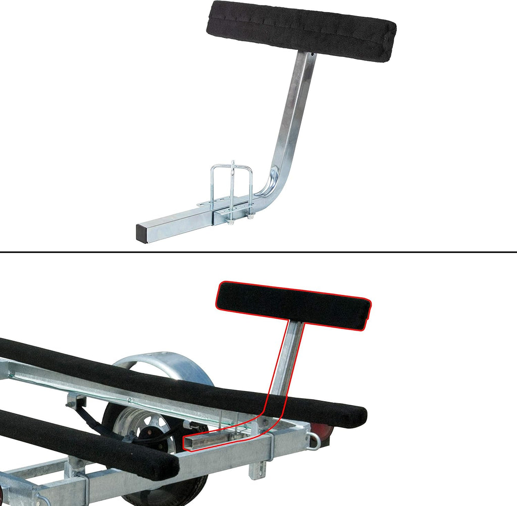 Carpeted Boat Trailer Bunk Board Guide-On Kit Z507