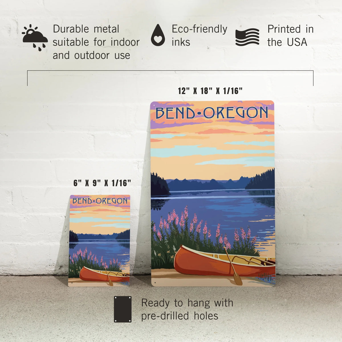 12x18 Aluminum Metal Sign Decor R299