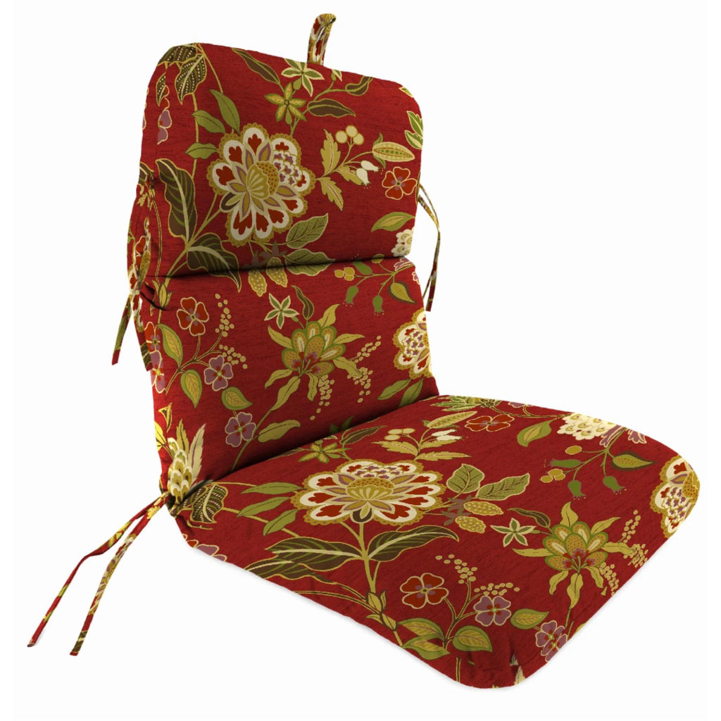 22 x 45 in. Rectangular Outdoor Chair Cushion with Ties M7291