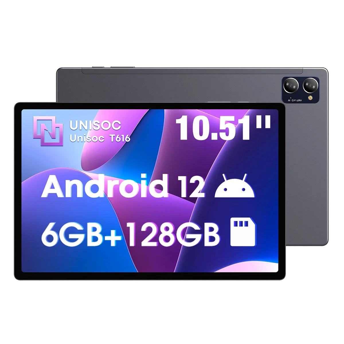 10.1" Tablet 128GB ROM 6GB RAM Android 12 B767742
