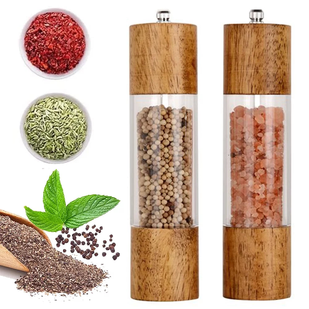 Acrylic Salt and Pepper Grinder Set 2 Pack V227575