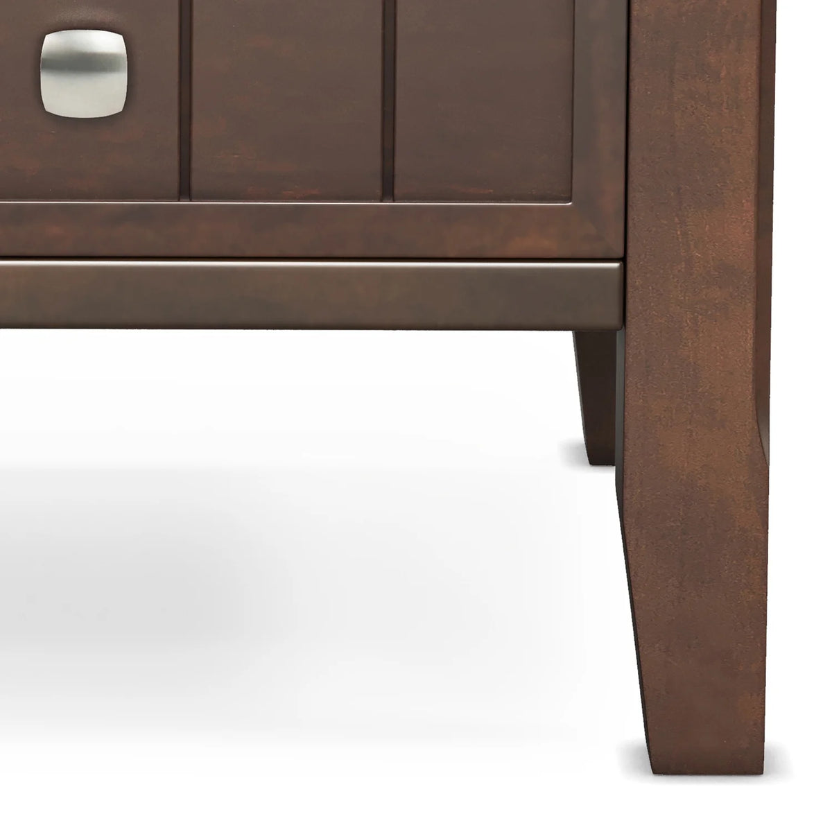 Solid Wood 19 inch Square End Table with Drawer E8920