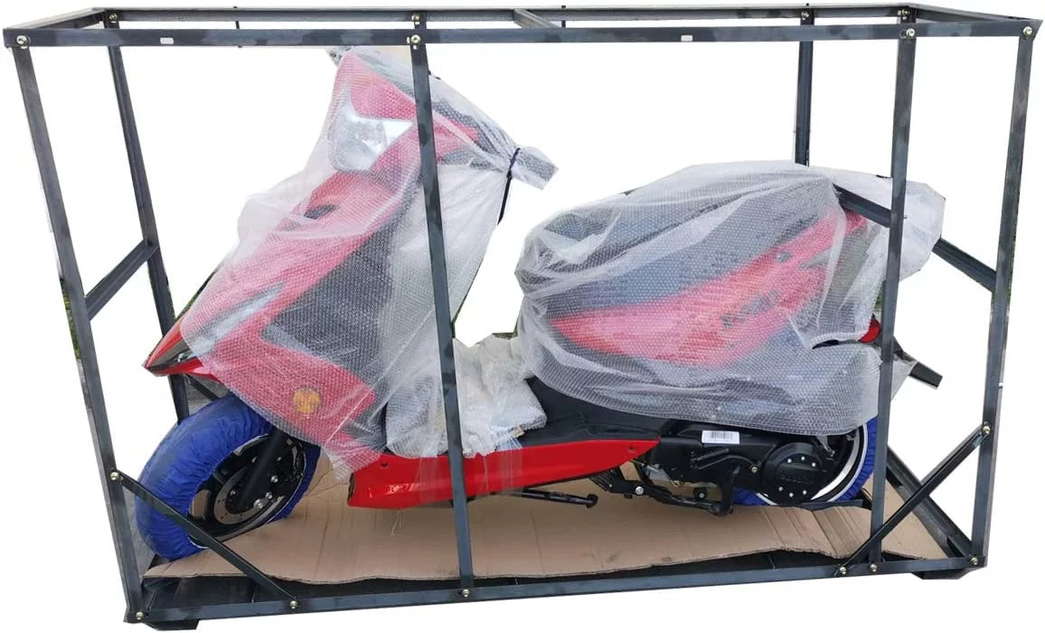150cc Gas Powered Moped Scooter with 10" Aluminum Wheels R36901