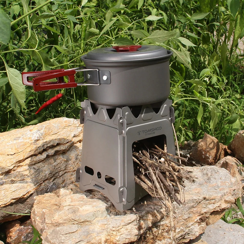 Titanium Wood Burning Backpacking Stove S7794