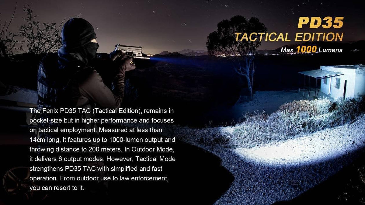 1000 Lumen CREE LED Tactical Flashlight with Battery and Charger O6411