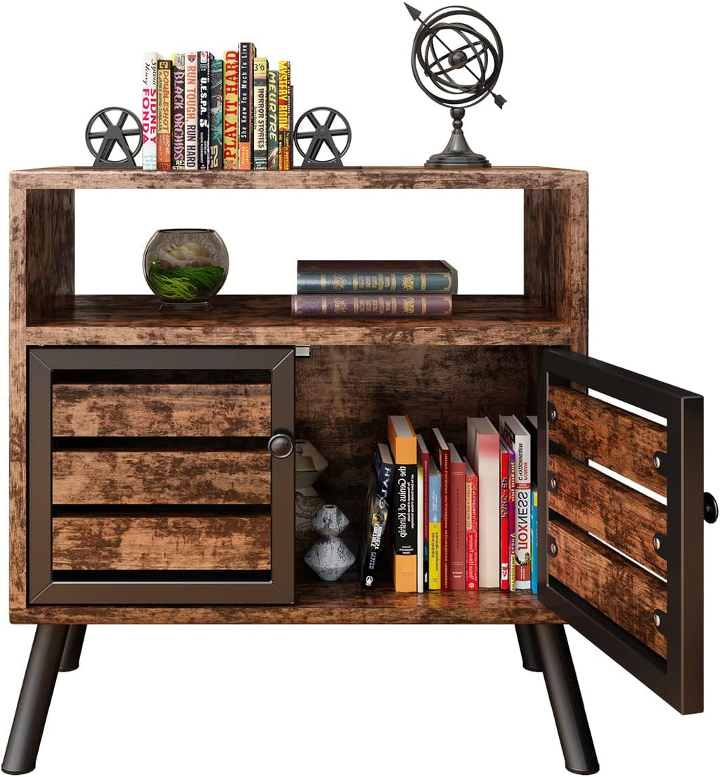 Rustic Brown Storage Sideboard Buffet Table A6531