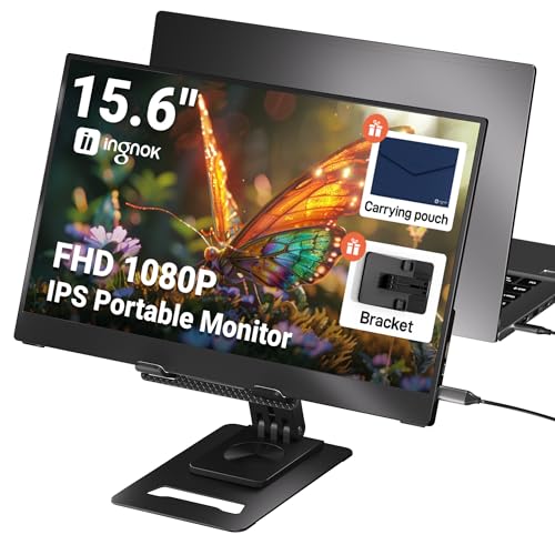 15.6 Inch FHD IPS Portable Monitor with Adjustable Stand G817