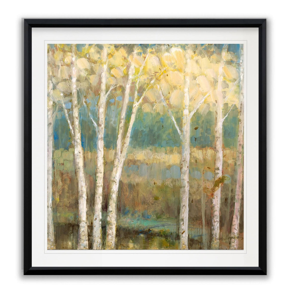 Framed Giclee Print 32x32 T8907