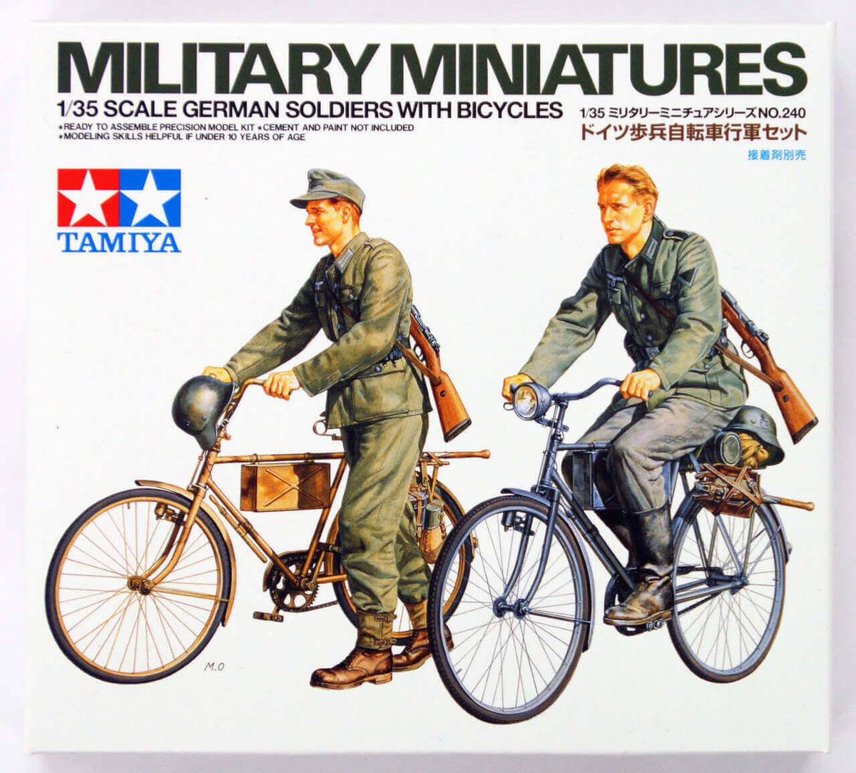 German Soldiers with Bicycles 1/35 scale kit X518