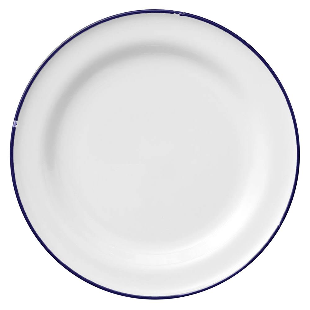 White Blue Porcelain Plate P175911
