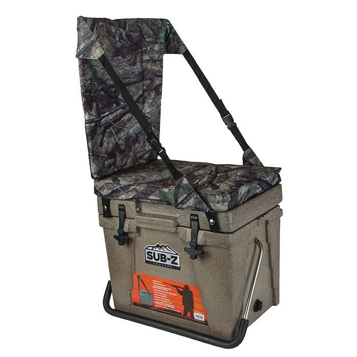 Camouflage 23 Quart Cooler with High Back Seat Q5220