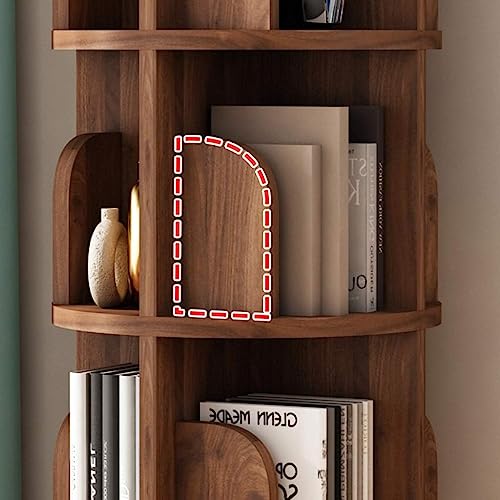 360° Rotating Bookshelf with Baffle Design U806